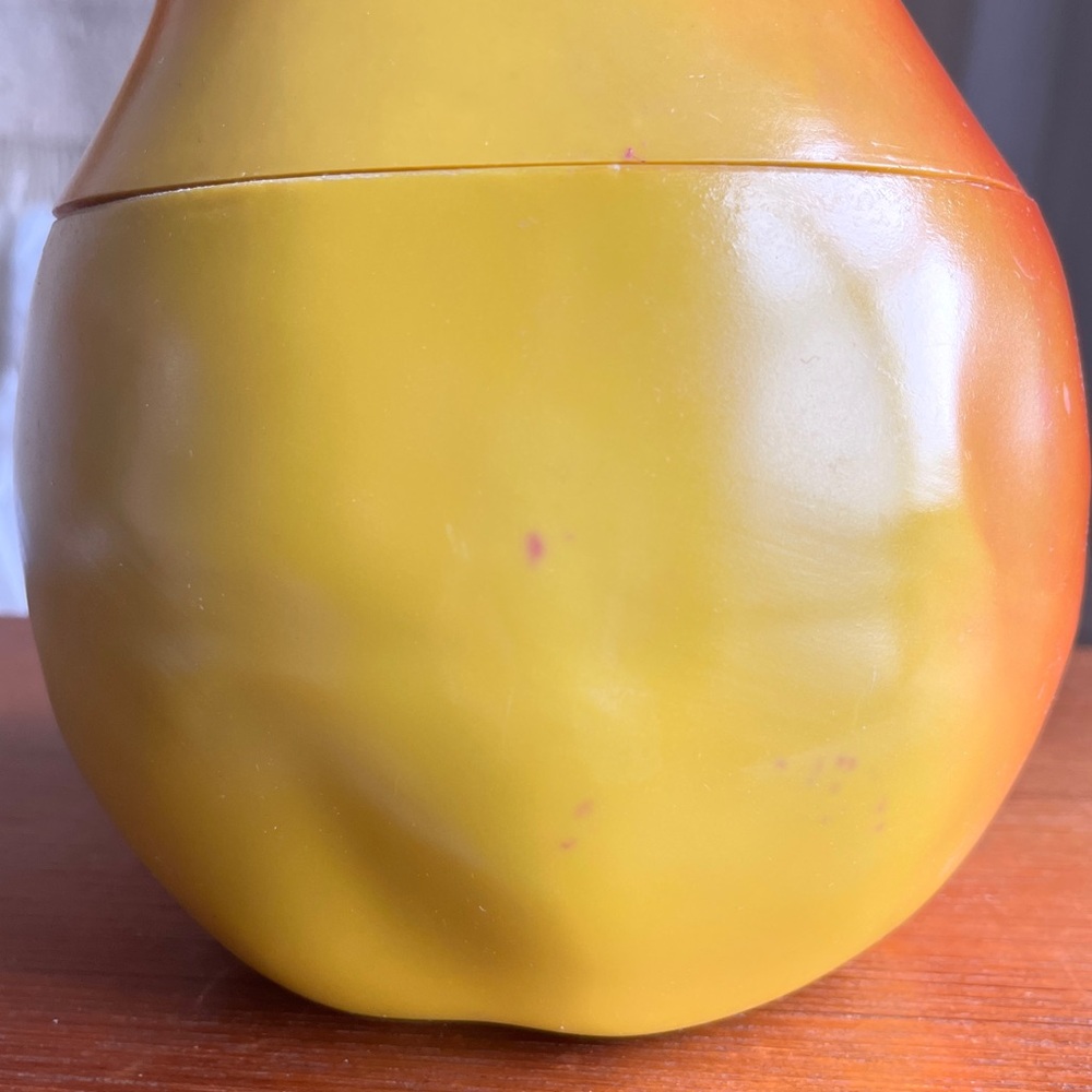 SOLD MCM Ice Bucket Mid Century Party Pear  Ice Tub Vintage Bar Ware Novelty Kit - Picture 6 of 7